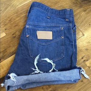 Vintage SEARS ROEBUCK Jeans Cutoffs Denim Shorts